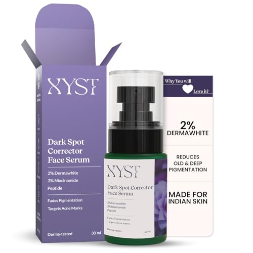 Image of XYST Dark Spot Corrector Face Serum (30ml) for Women & Men | Removes Hyperpigmentation & Acne Marks | Brighten Skin with Niacinamide, Peptides, Ceramides | Derma-Tested | Suitable for All Skin Types