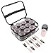 Bauer Volume and Curl Set / 24PC Hair Rollers with 12 Creaseless Clips and Storage Bag for Big, Bouncy Curls & Waves/Suitable for All Hair Types 39449
