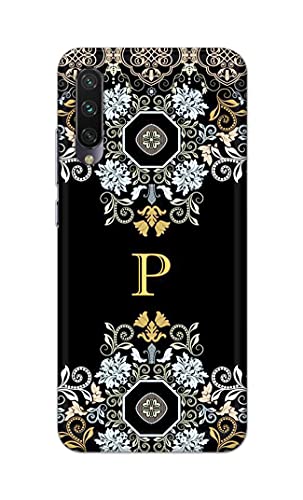 Image of Printed Hard Back Cover Case for Mi A3 Back Cover (Alphabet P) -1803