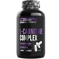 L-Carnitin Triple Komplex - 3000 mg pro Tagesportion - Hochdosiert & Vegan - Premium-Formel mit Acetyl-, Tartrat- & L-Carnitin Fumarat - 120 Kapseln