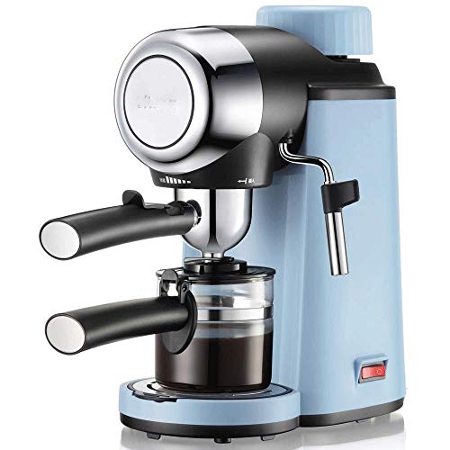 FLBT Cafetera Azul Inicio Automático Mini Cafetera Americana Máquina de té de Alta presión Needed