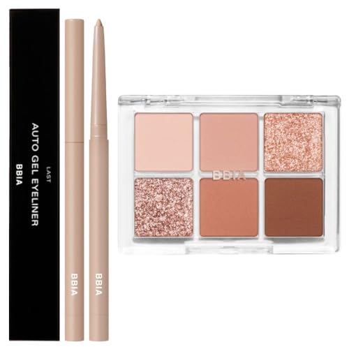 BBIA Last Auto Gel Eyeliner + Ready To Wear Eye Palette Bundle Set miniatura 1