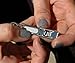 True Utility Slim Clips Key Ring Slim Nail Clippers, Stainless Steel