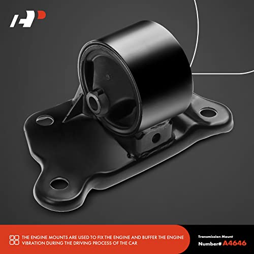A-Premium Front Rear Engine Motor Mount And Transmission Mount Kit Compatible With Mitsubishi Lancer 2002-2007 2.0L, Fwd With Automatic Transmission, 4-Pc Set #TOP3
