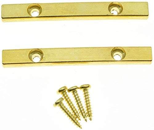 2pcs Gold 44.5mm Guitar String Retainer Bar for FR Guitar