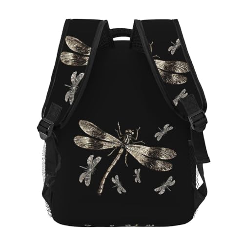 Dragonfly Backpack Womens Laptop Backpacks Travel Hiking Camping Bag Cute Bag Casual Daypack Backpack4