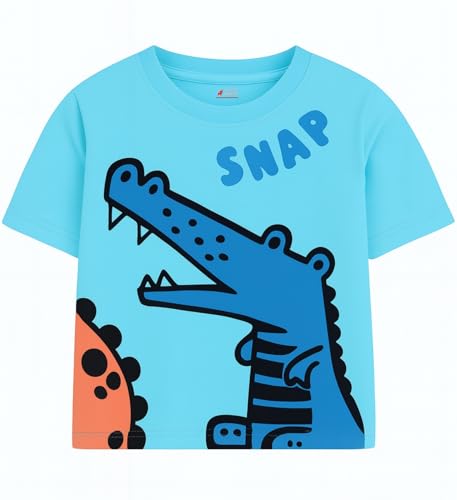 Image of Lush Plush Boys High GSM Cotton Half Sleeve Printed Cotton T-Shirt