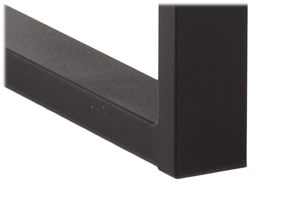 Hela Tische, Anton - Tavolino da divano, tavolo da soggiorno, materiale a base di legno rivestito in melammina, finitura Oldwood, base in metallo, 105 x 69 x 45 cm