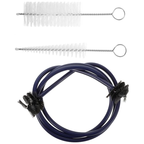 minkissy Kit de Limpieza de Trompeta Pequeño Cepillos Redondos Azul Oscuro Herramientas de Mantenimiento...