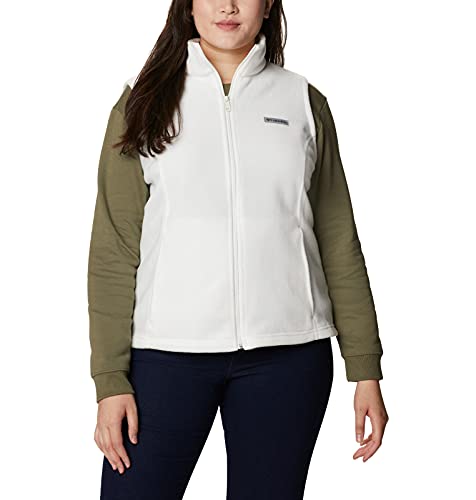 Columbia Womens Benton Springs Fleece Vest, Sea Salt,...