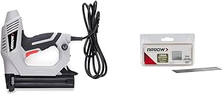 Arrow ET200BN Heavy Duty Electric Brad Nailer, Professional Nail Gun, Uses Brad Nails in 5/8-Inch, 3/4-Inch, 1-Inch, and 1-1/4-Inch & BN1820CS 1-1/4-Inch Brad Nails, 18-Gauge