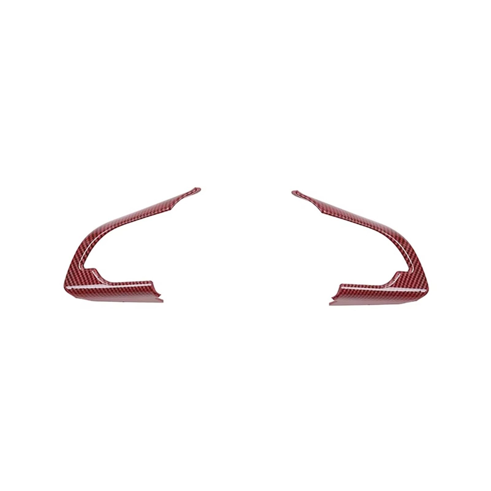 Trim Sticker Accessories Auto Steering Wheel Pannel Covers ABS Trim for Suzuki for Jimny 2019 Up Interior Stickers Car Accessories Car Interior Decoration(Carbon Fiber red B)