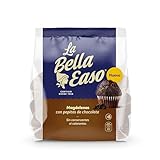 La Bella Easo - Magdalenas de chocolate con chips de chocolate, Paquete de 8 uds, 230 g