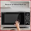 Sharp 1.4 Cu Ft 1100W Stainless Steel Countertop Microwave with Sensor Cook and Inverter Technology, Carousel Turntable, Auto Defrost, Child Lock and Even Heating – Precision Cooking for Home Kitchens