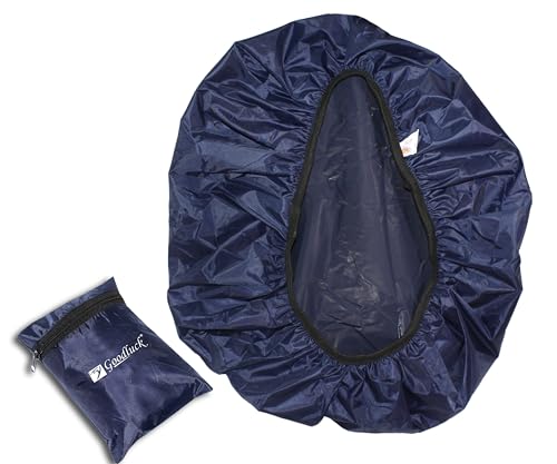 Image of Goodluck Waterproof Rain Cover for Backpack & School Bag | Dustproof & Tear Resistant Sack Cover | Elastic Fit Rain Protector for Travel, Trekking, Hiking & Daily Use All Bag Sizes | Waterproof Rain Cover