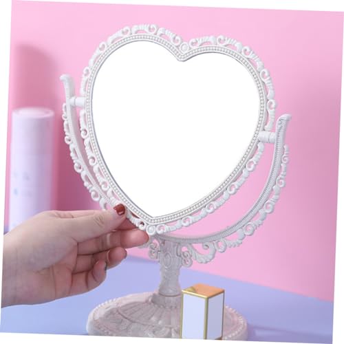Ipetboom Espejo de Maquillaje Dobles Corazón 2 Piezas miniatura 4