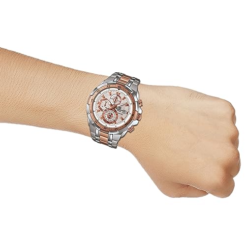 Casio Edifice Chronograph White Dial Men's Watch - EFR-539SG-7A5VUDF(EX222) - Image 5