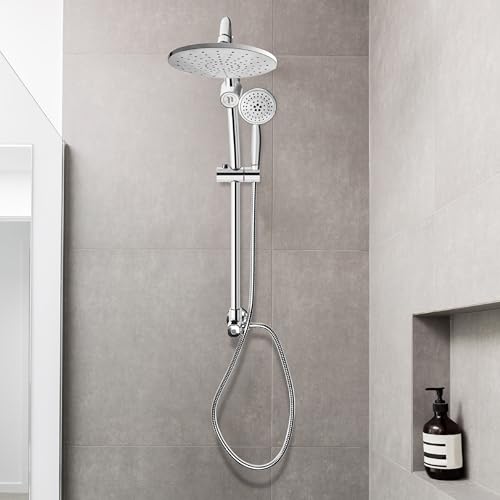 Niagara Conservation N99SR17CH Regadera Combo 5-Spray con 1.75 GPM 8.8 in Montaje de Pared, Cabezal Fijo y Manual en Cromo, 1 Paquete miniatura 5