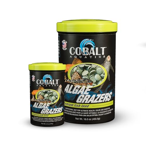 Cobalt Aquatics 23012N Algae Grazer Wafers 16Oz - Natural Fish Food thumb #1