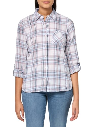 Tommy Hilfiger Women's Plaid Lurex Button Up Shirt