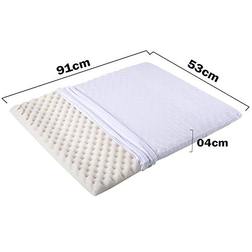 Colchonete para Berço Fibrasca Dobrável Lavável Baby 53x91cm Branco