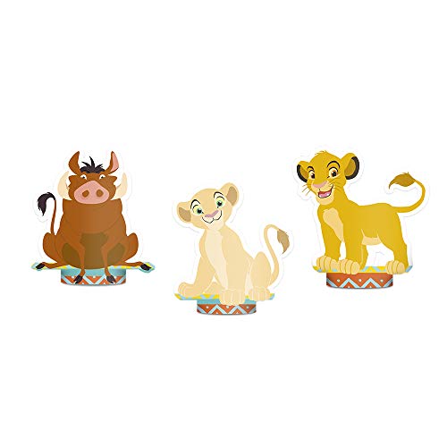DECORACAO DE MESA O REI LEAO 06 un.