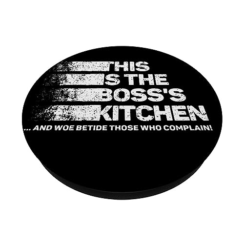 This is the boss's kitchen and woe betide those who complain PopSockets Swappable PopGrip, Black - Image 2
