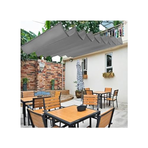 Filet d'ombrage de toit terrasse auvent rétractable balcon jardin - 5