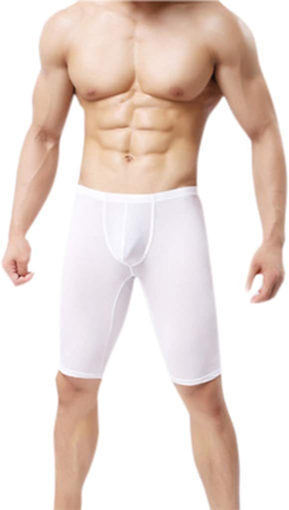 Men's See Through Underwear Compression Slim Tights