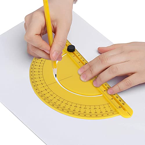Transportador Universal Semicircular de Plástico Multifuncional miniatura 4