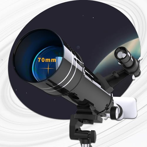 Telescopio refractor 400/70 con trípode ajustable y bolsa de viaje miniatura 2