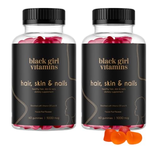 Black Girl Vitamins - Hair, Skin, and Nails Gummies with