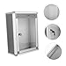 DOITOOL Wall-Mounted Mailbox Box for Letter Storage Lockable Suggestion Box Fundraising Tool Random Style