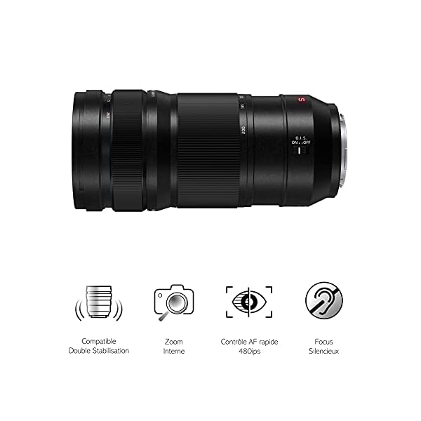 Panasonic S-E70200E LUMIX S PRO Objektiv (70-200mm, F2.8, Staub, Spritzwasser und Kälteresistent) Schwarz – Bild 4