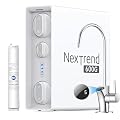 NexTrend Tankless Reverse Osmosis System: 600GPD RO Water Filter Systems Under Sink 7-Stage Filtration NSF 58/372 Smart LED Faucet for Home Kitchen Sink with a Additional CB Filter