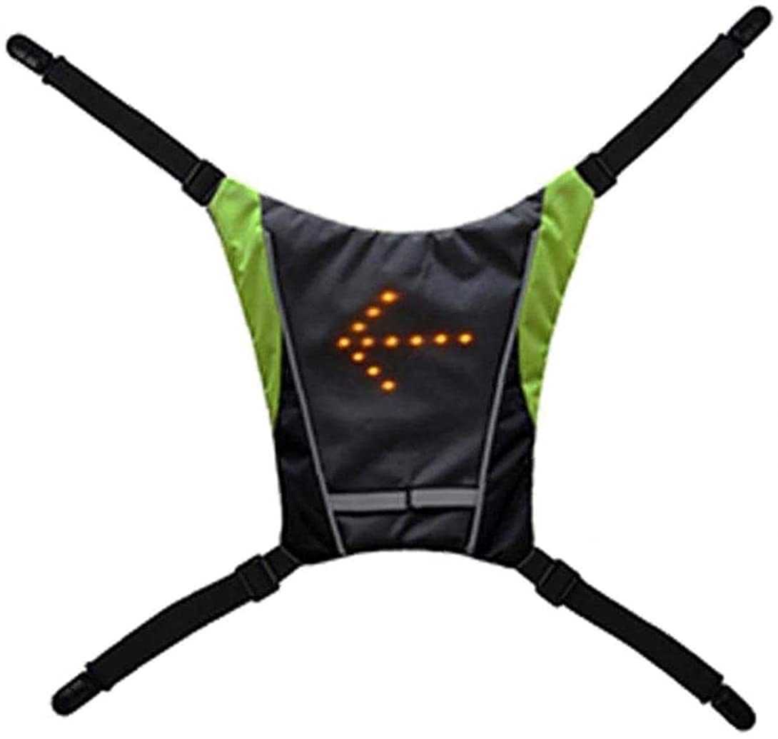Gilet réfléchissant, lumière de sécurité exécutant gilet de vitesse réfléchissant, sécurité nocturne à haute visibilité réflecteur réglable, léger et résistant aux intempéries for le jogging et le cyc