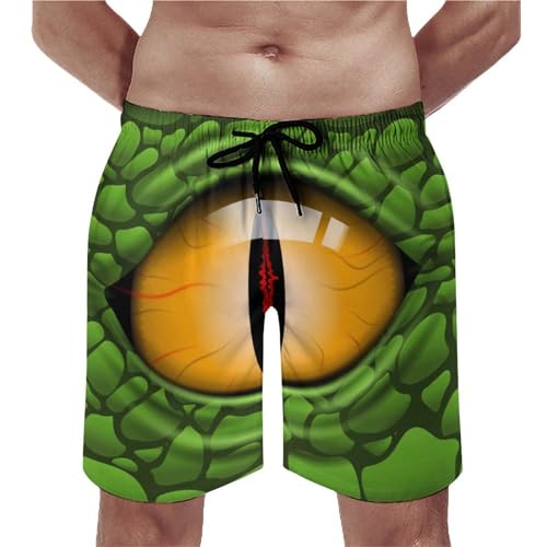 Shorts de bain homme les yeux du dragon à séchage rapide et poches