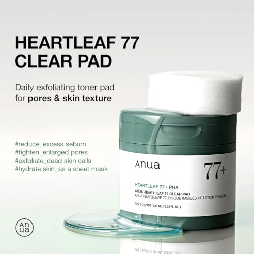 Anua Heartleaf 77 Toner Pads, Korean Skincare, 70Stück – Ansicht 2
