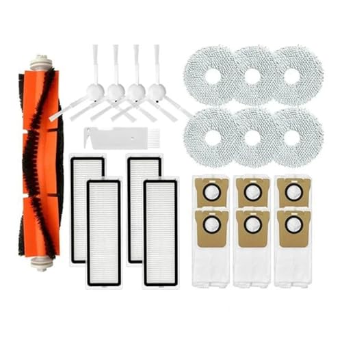 YUGHKBN Main Side Brush Mop Cloth Dust Bag Filter Compatible for Mijia Omni B101CN X10 Plus S10 Pro L10s Ultra Robot Vacuum Cleaner Parts