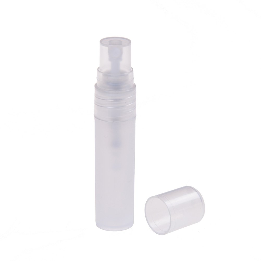 250 Pcs Mini Clear Spray Bottle Atomizer Sprayer Plastic Bottle Spray Refillable Perfume Empty Sample Bottle Tube Mist Spray Bottle for Travel Party Cleaning,Portable Makeup Tool,5ml