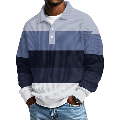Polo homme manche longue en textile premium doux et finitions classiques