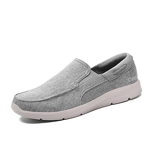 Mens Slip On Canvas Casual Loafer Lightweight Walking Shoes Cloth Shoes
