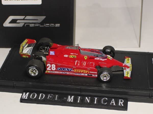 F1カーフィギュア Amazon | GP Replicas 1/43 フェラーリ Ferrari F1 126 CX #28 Didier