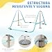 Imagen de HOMCOM Barra de Gimnasia Artística Plegable Altura Ajustable Azul Celeste