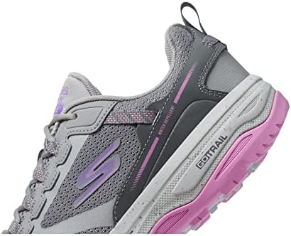Skechers Women's GO Run Trail Altitude-Ridgeback Hiking Shoe, Gray/Pink, 6.5 | Image 4