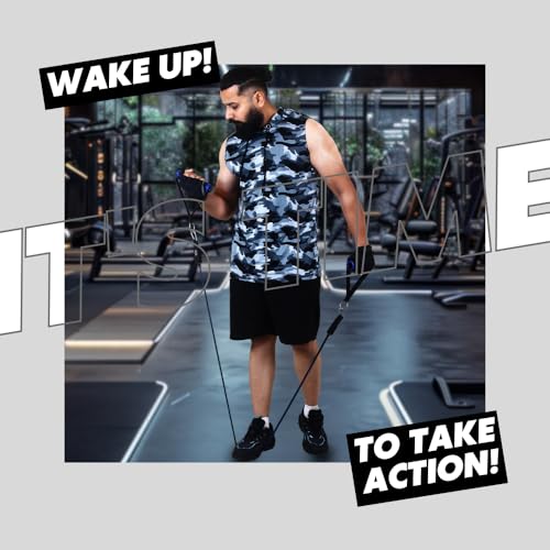 Image of Sleeveless Hoodies T Shirts for Men - Gym Vest, Sando Tank Top Wear, Workout Baniyan, Bodybuilding Tshirts, Sports Tshirt Vests