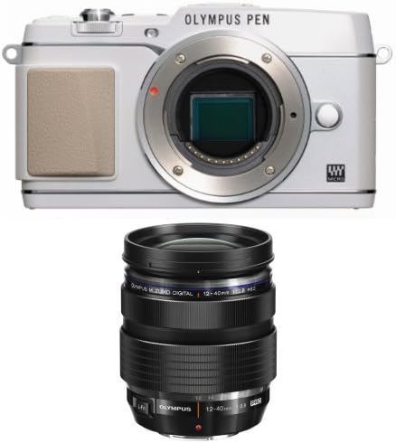 Olympus E-P5 Body Only (White) with 12-40mm Lens