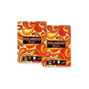 Zen Sangam Artists - Acrylic Papers Polaroid Sheets - A7 (Pack of 2) Acrylic Papers - 300 GSM - Cold Pressed Canvas Texture - 10.5x7.4cm - Round Corner - for Acrylics, Poster, Heavy-Body Paints, Oil