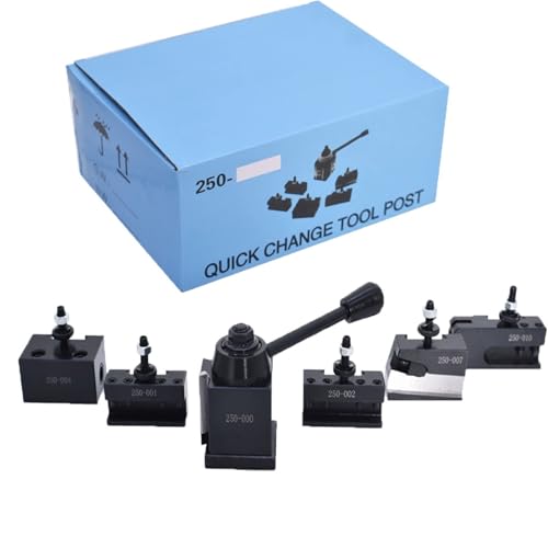 raseparter OXA 6-Pack Wedge Type Quick Change Tool Post Set for Lathe up to 8Inch