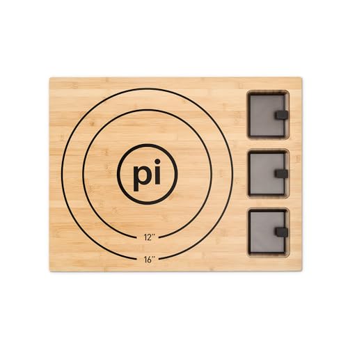 Image of Solo Stove Pi Cutting Board with Containers| Large Chopping Board w / 3 Shatter-resistant Containers w /Lids, Bamboo Cutting Board for Kitchen, Anti-Slip Rubber Feet, Board Size: 45,7 x 60 cm